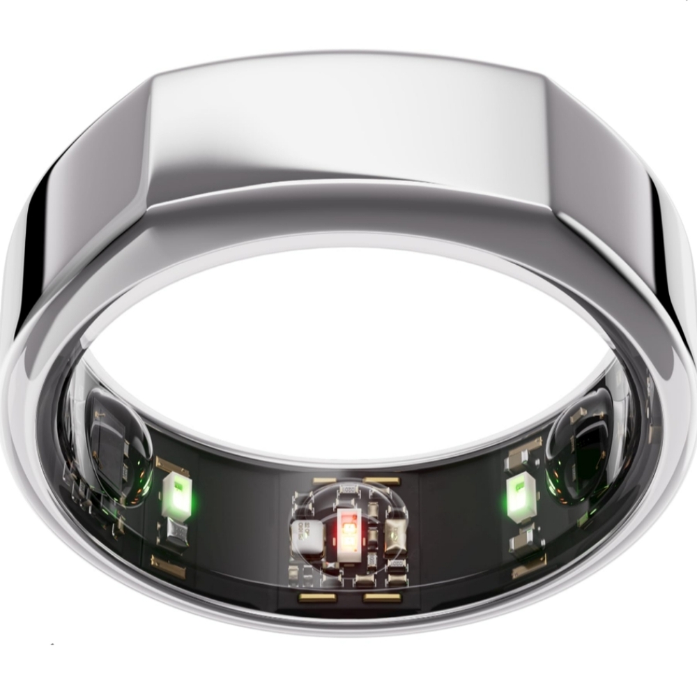 Oura ring, Size 9 Silver Smart Ring